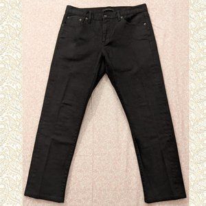 Uniqlo Black Slim Fit  Stretch Chino Pants Mens 32W x 27L (altered)